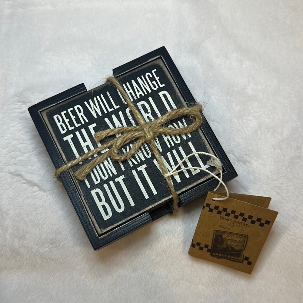 Primitives By Kathy Beer Coaster Home Decor